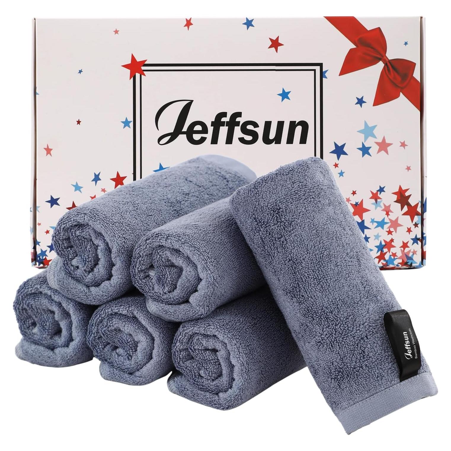 Toallas Desmaquillantes Reutilizables Jeffsun 33x33 cm Azul Pizarra