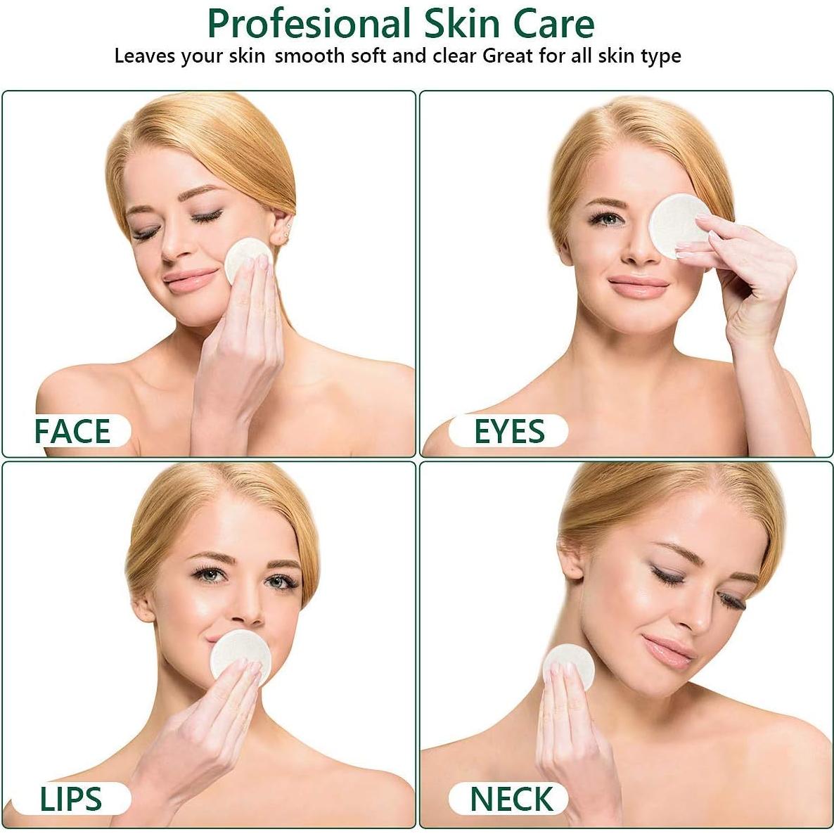 20 Almohadillas Desmaquillantes Reutilizables ASPACES de Bambú