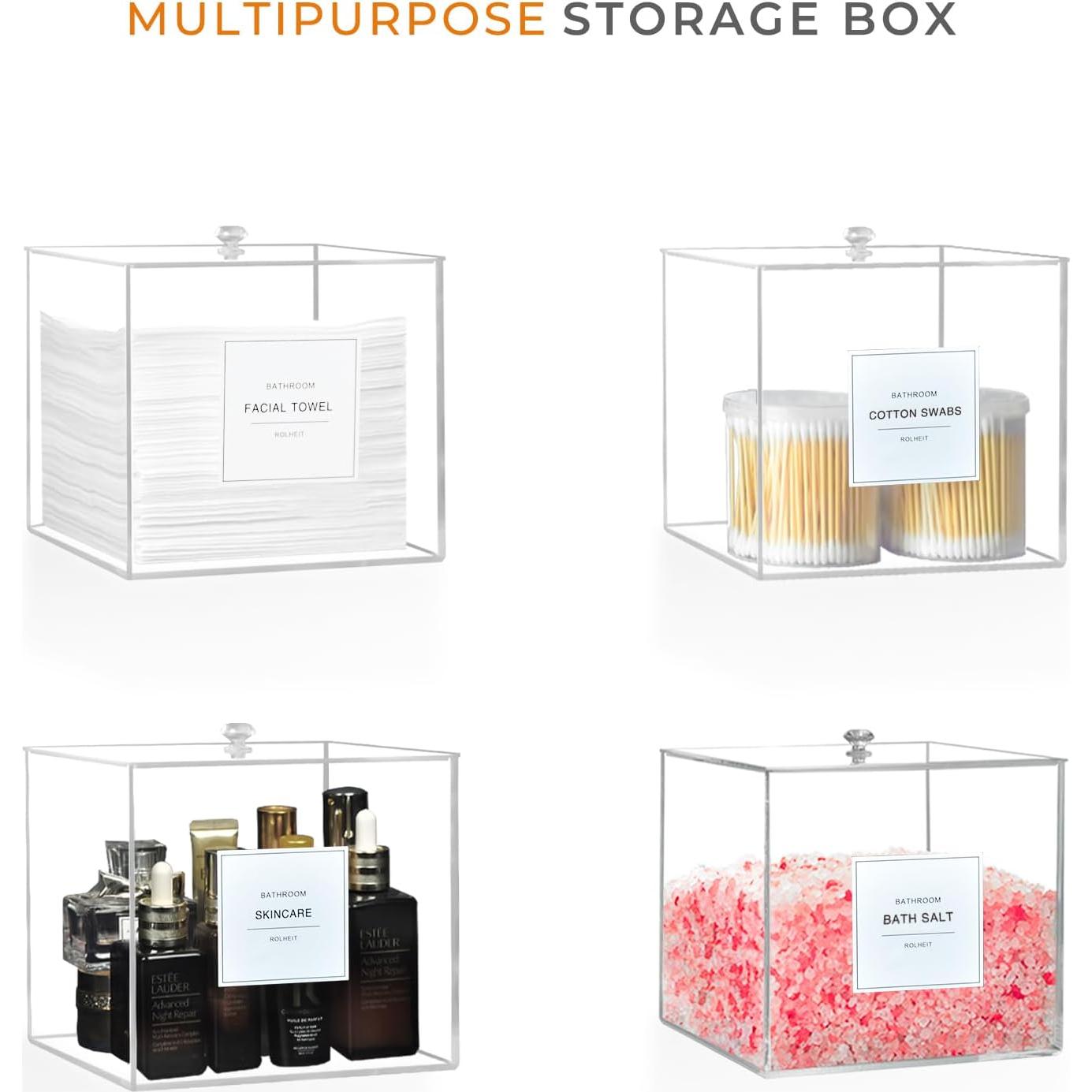 Soporte de Toallas Desechables Rolheit Acrílico 18x15 cm