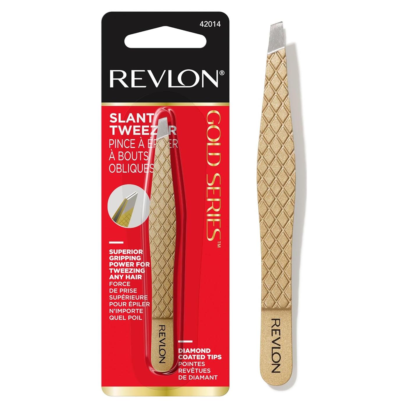 Pinzas de Punta Inclinada Revlon Gold Series - Ultra-Afiladas