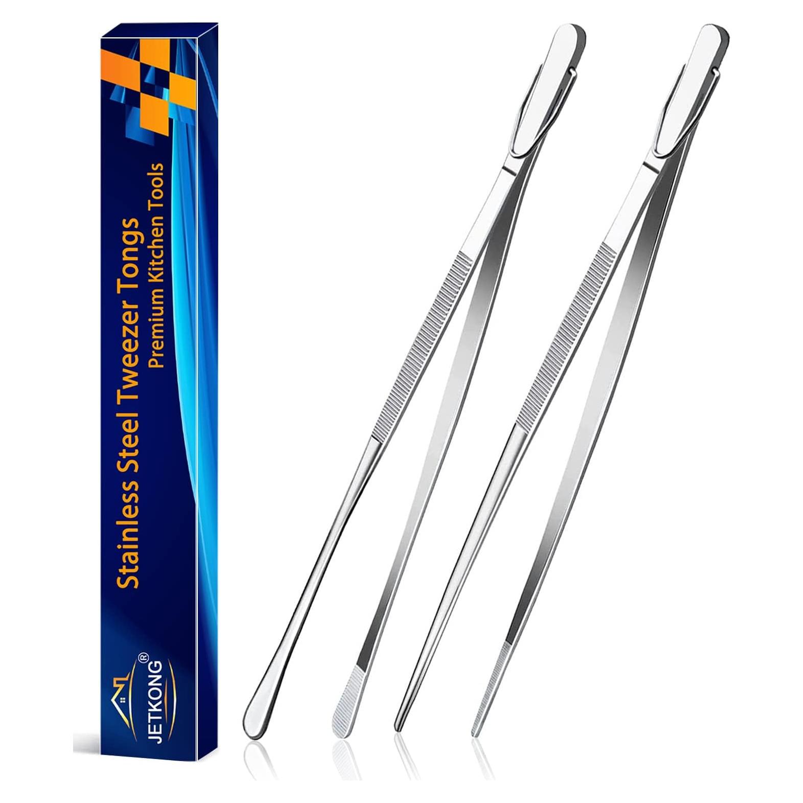 Pinzas de Cocina JETKONG 30.48 cm Acero Inoxidable Plata