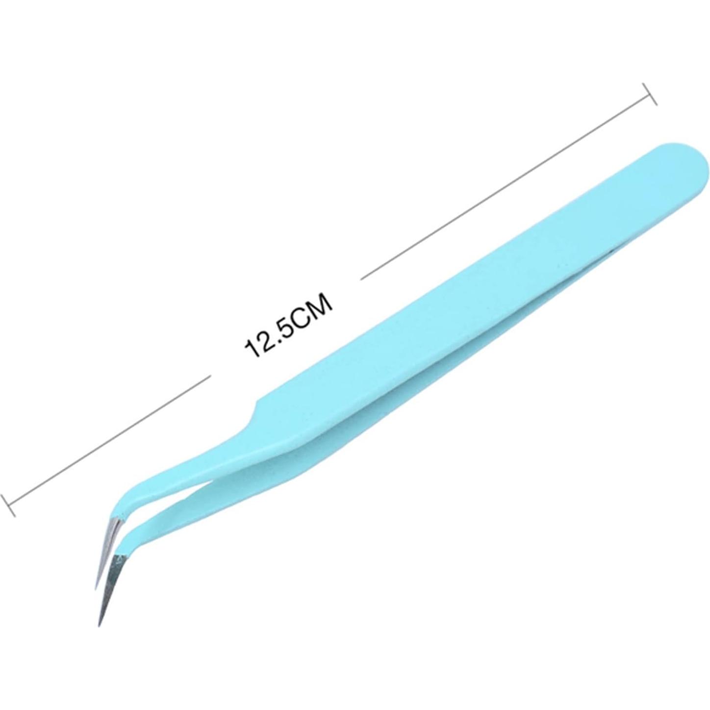 Juego de Pinzas de Precisión KLTMYFW 4PCS Acero Inoxidable