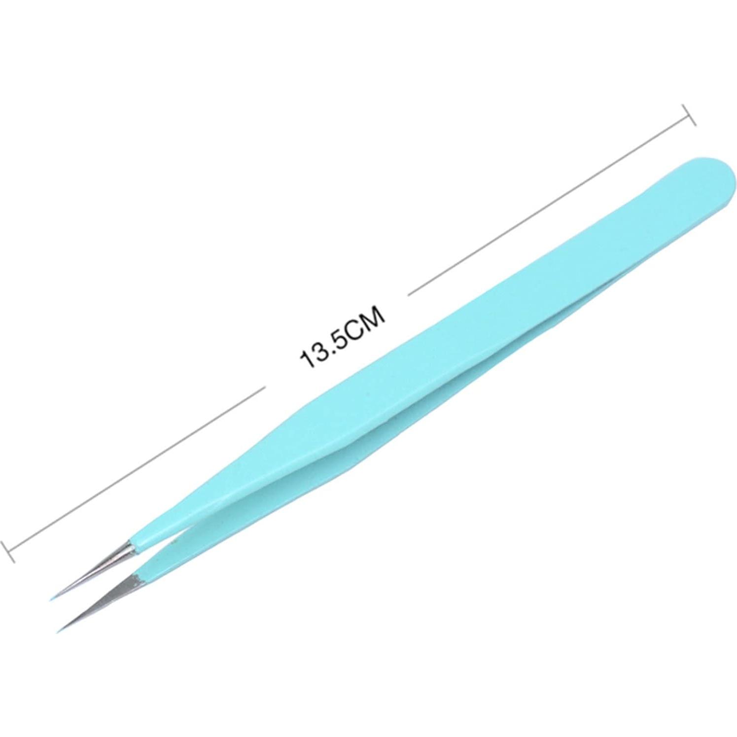 Juego de Pinzas de Precisión KLTMYFW 4PCS Acero Inoxidable