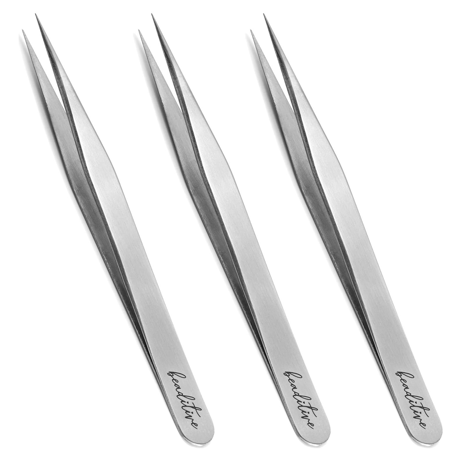 Pinzas de Alta Precisión Beaditive 3 Pack - 11.94 cm