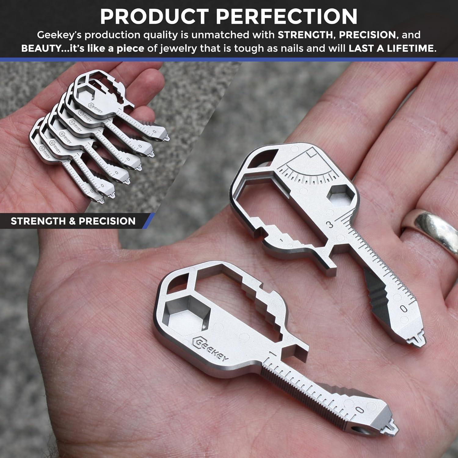 Llave Multiherramienta Geekey EDC 16 Funciones Acero Inoxidable