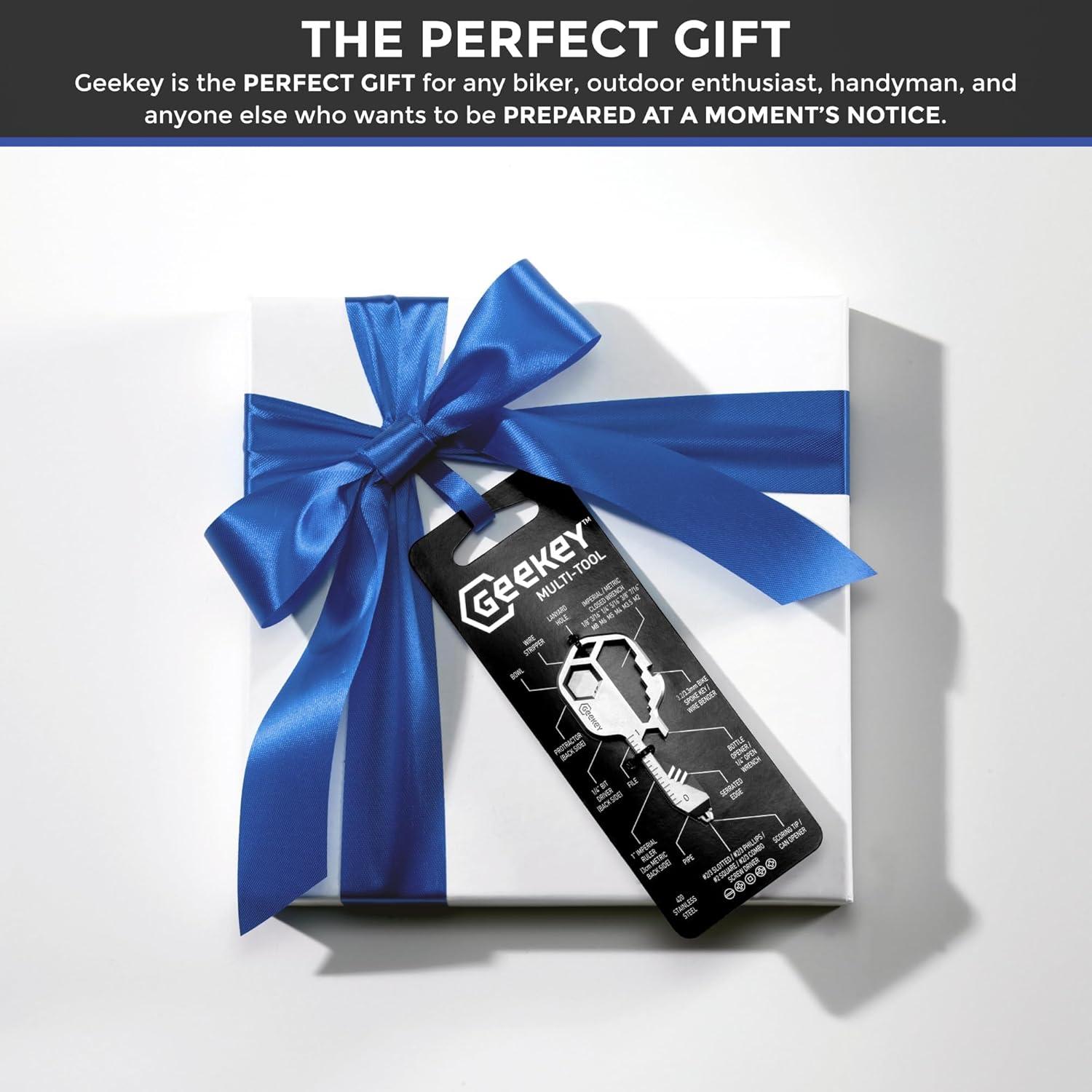 Llave Multiherramienta Geekey EDC 16 Funciones Acero Inoxidable