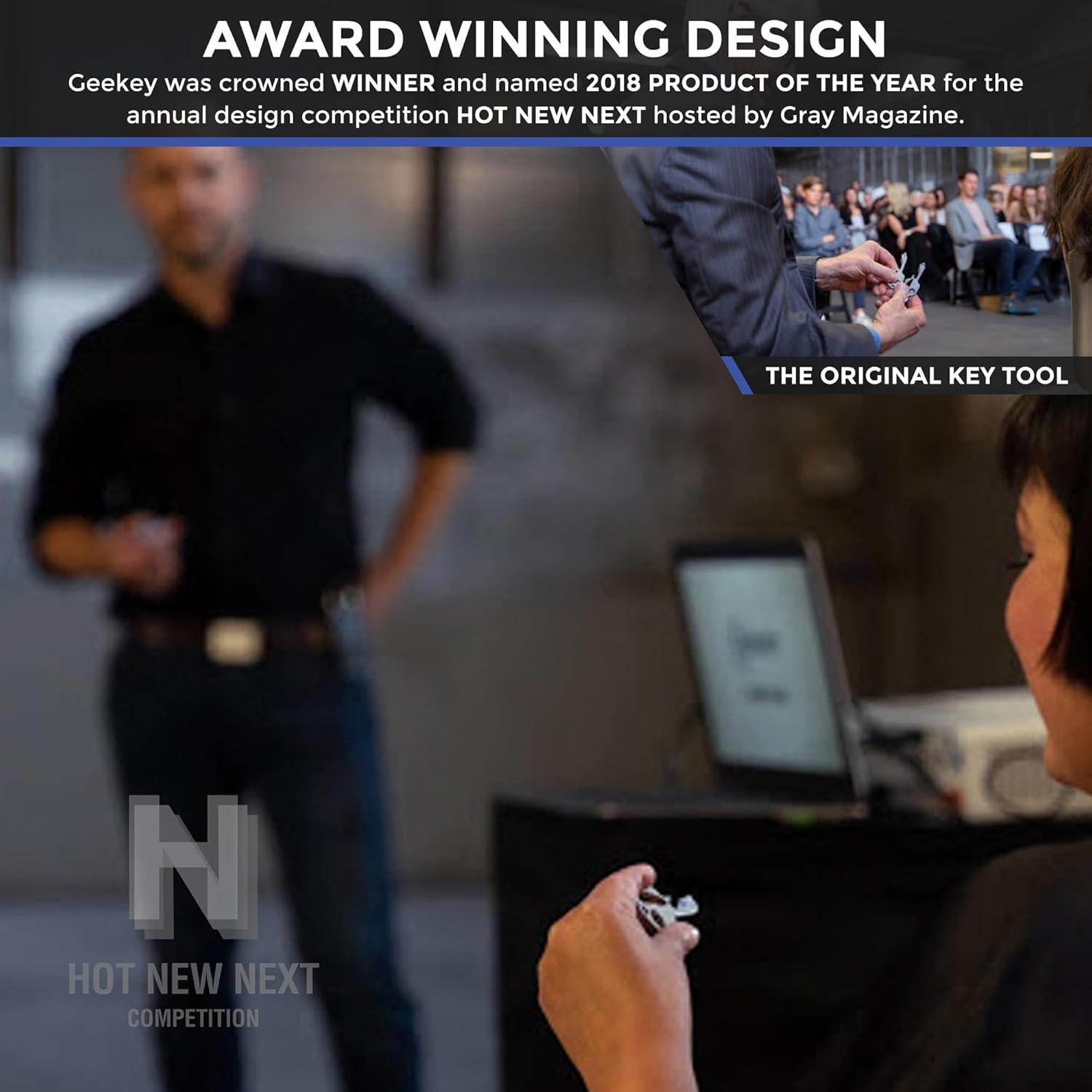 Llave Multiherramienta Geekey EDC 16 Funciones Acero Inoxidable