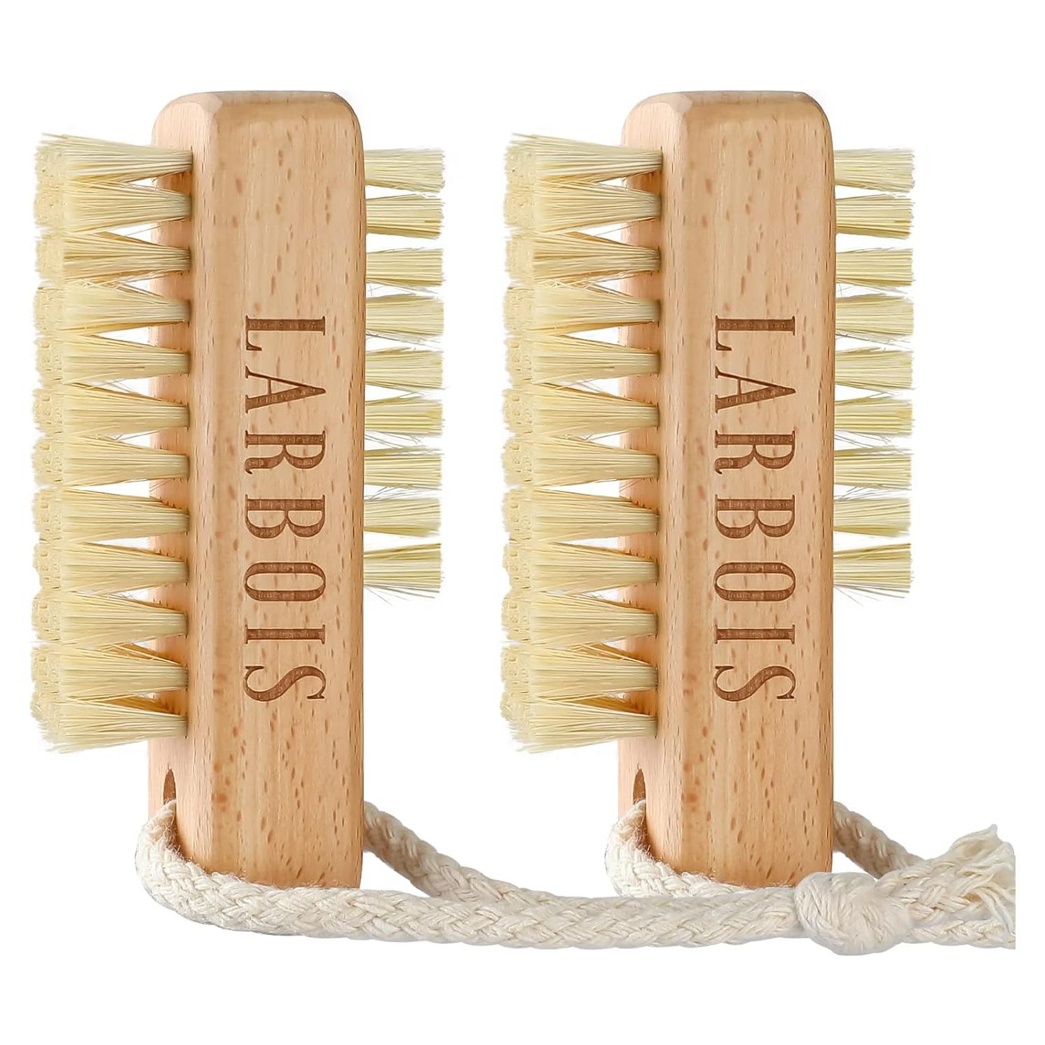Cepillo de Uñas de Madera de Haya Larbois - 2 Pack