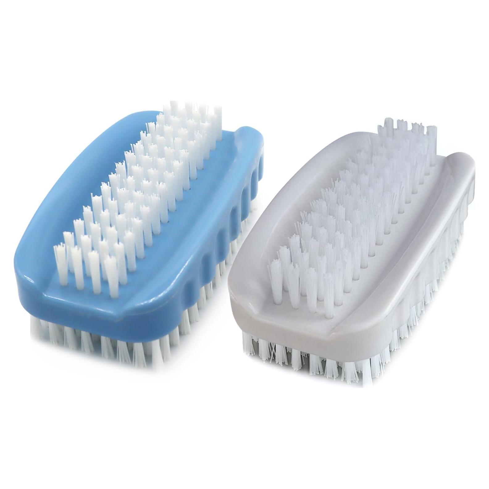 Cepillo de Uñas Ylijxqc 2 Pcs Doble Lado Nylon Antideslizante