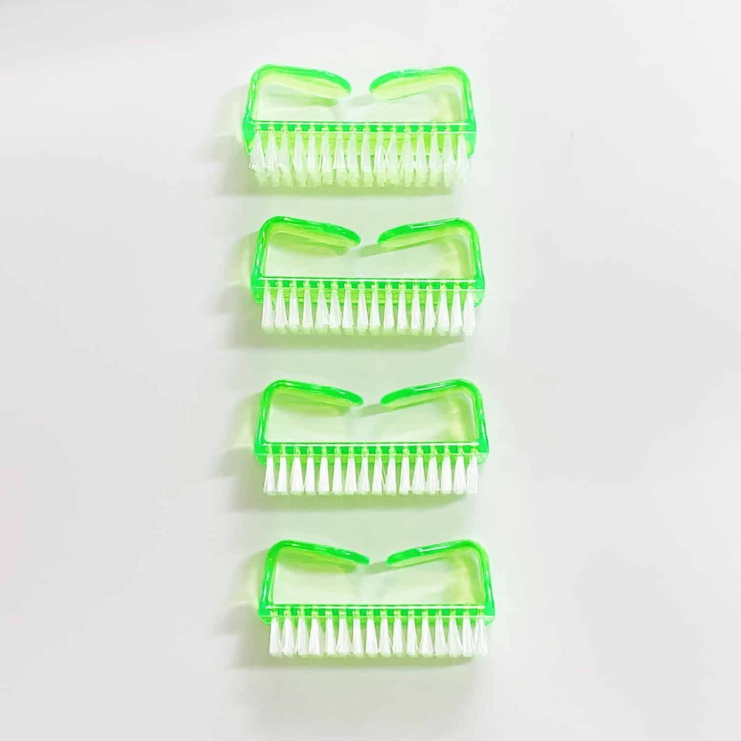 Kit de 4 Cepillos de Uñas SQULIGT para Manicura y Pedicura