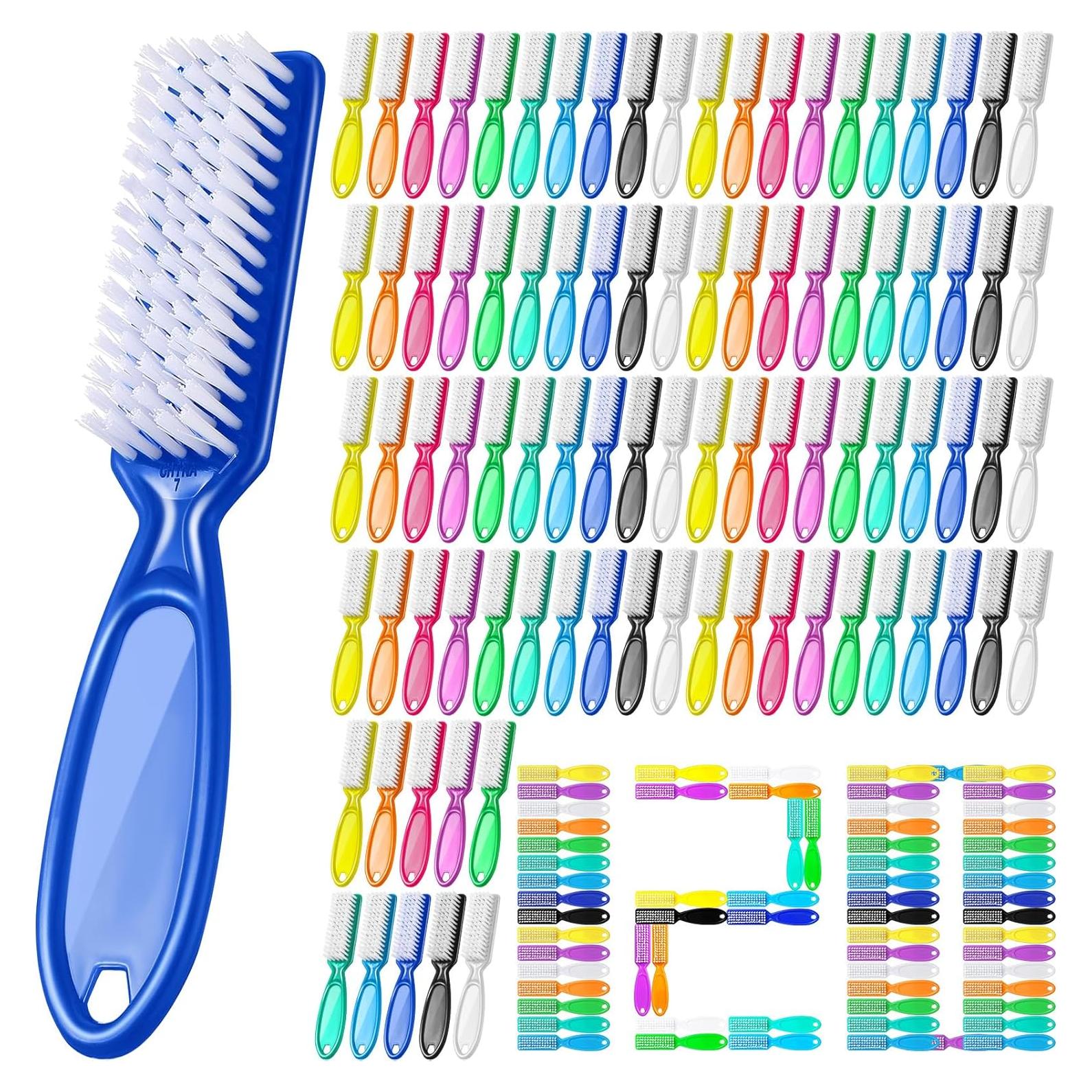 120 Cepillos de Uñas Mifoci con Mango Agarre - Cerdas Suaves