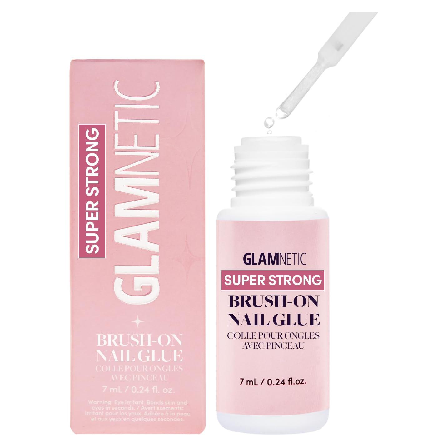 Pegamento para Uñas Glamnetic 7.1 ml - Aplicador de Brocha