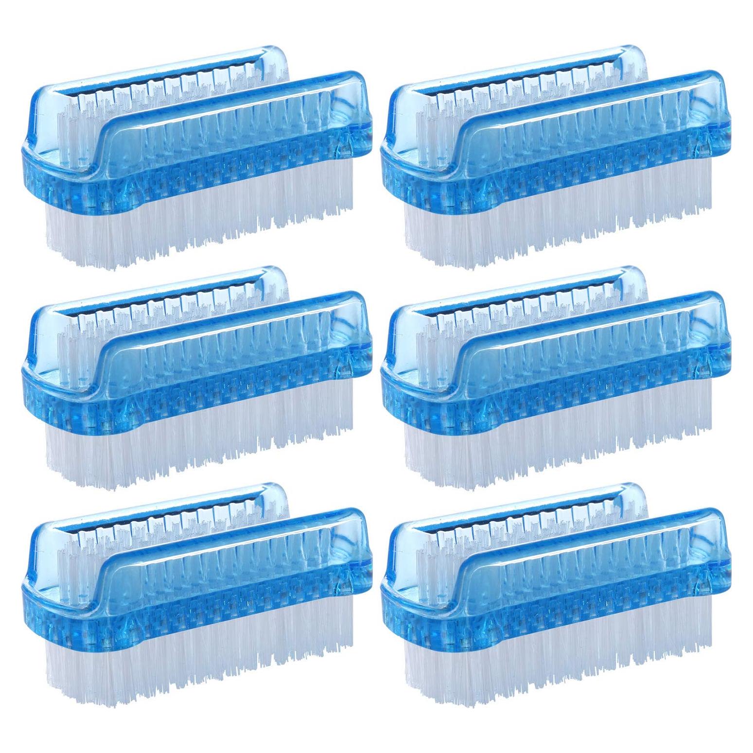 Cepillo de Uñas Doble Cara BTYMS - 6 Pcs, Limpieza Manos y Pies