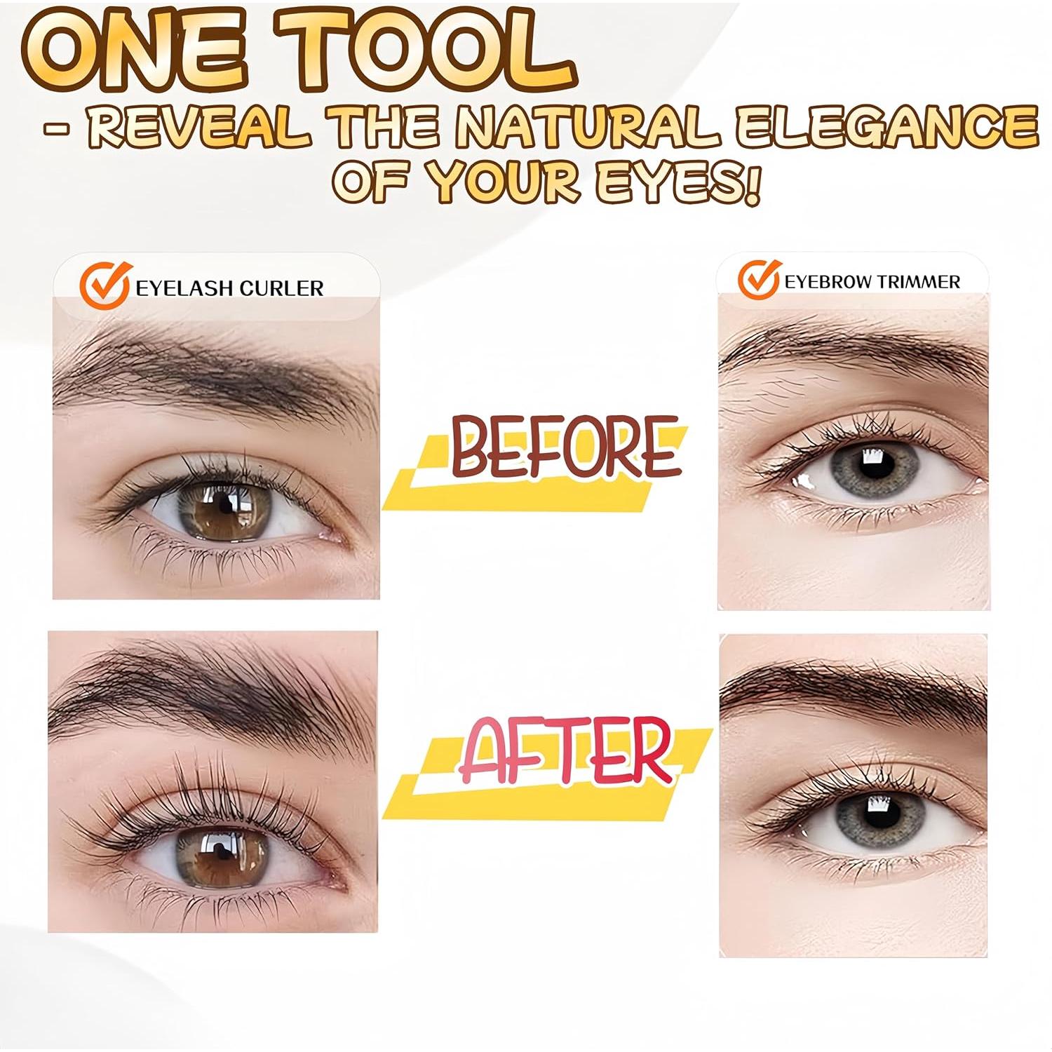 Rizador de Pestañas Calentado BUV 2 en 1 Blanco Recargable