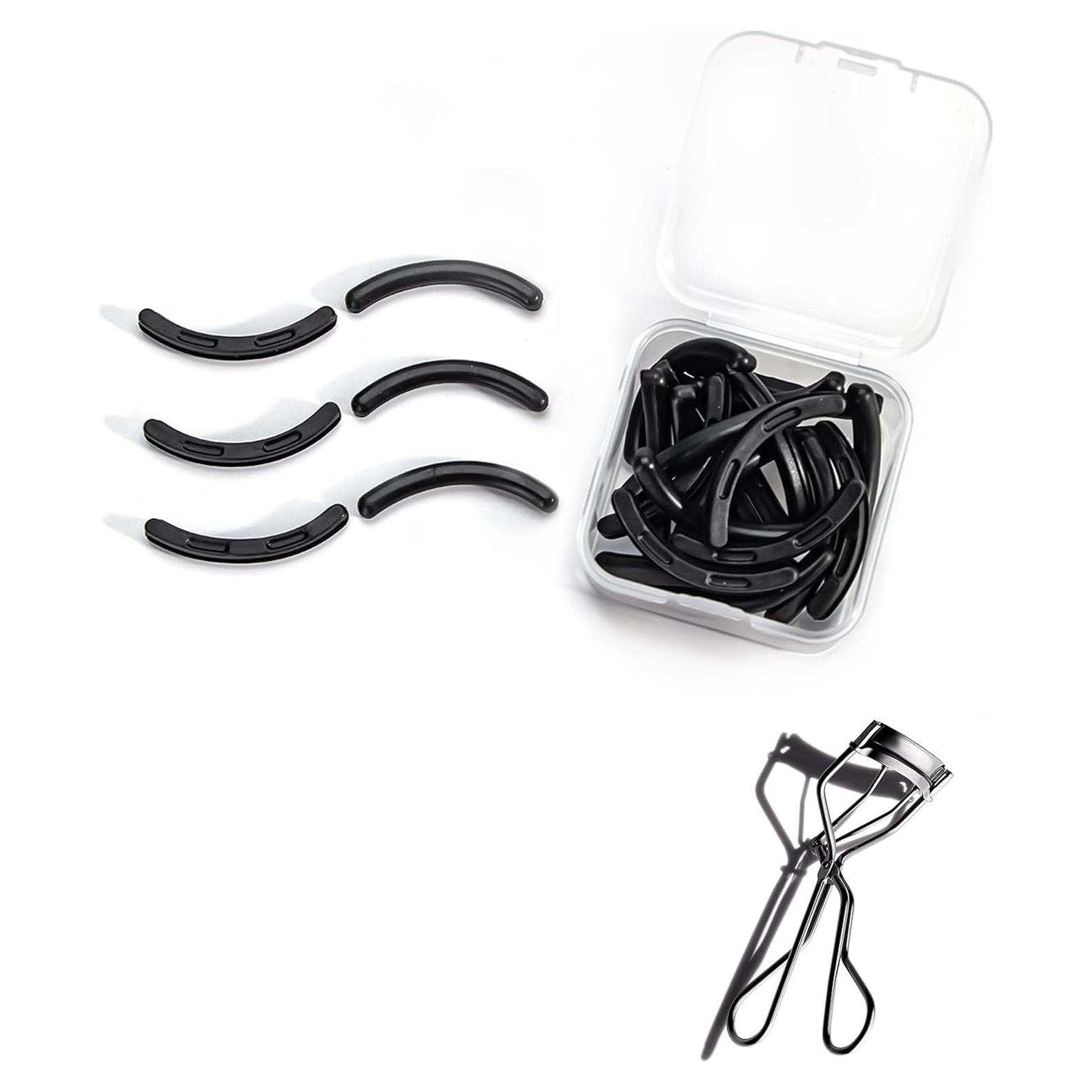 Recargas de Rizadores de Pestañas UXIETIN 24PCS Silicona Negra
