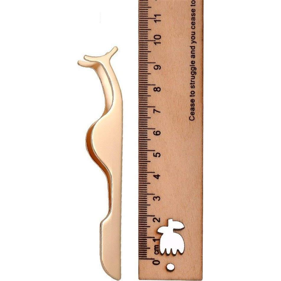 Pinzas para Pestañas Postizas EIAKE Doradas 10.5 cm