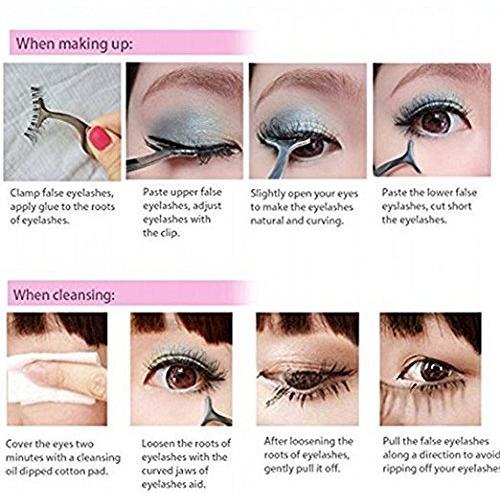 Pinzas para Pestañas Postizas EIAKE Doradas 10.5 cm