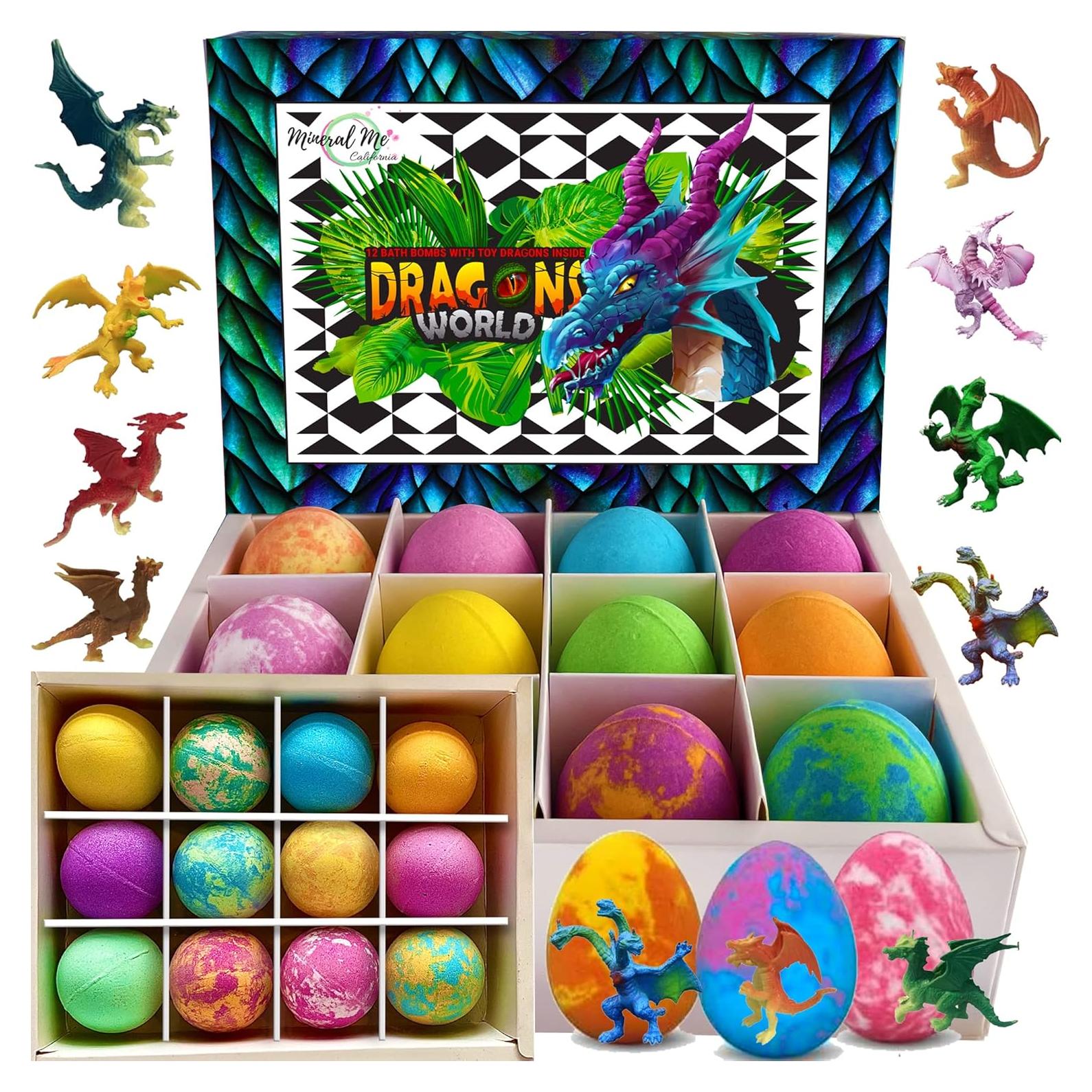 Bombas de Baño para Niños Mineral Me - 12 Burbujas con Juguetes