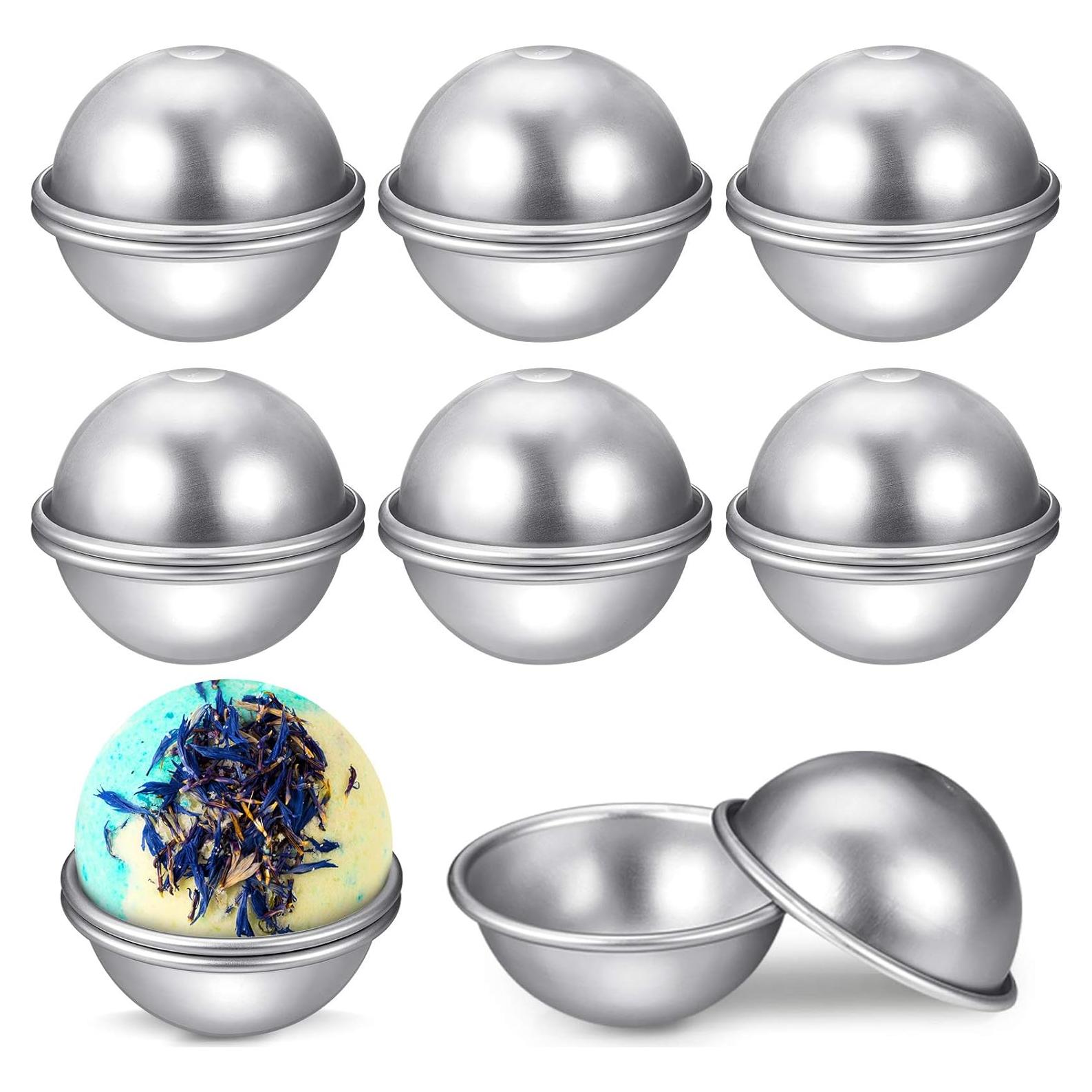 Molde de Metal para Bombas de Baño Patelai 16 Pcs 6 cm