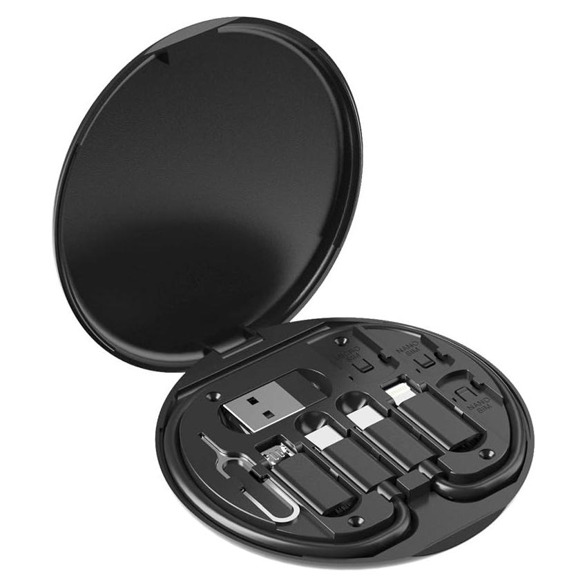 Caja de Almacenamiento de Cables ZALUJMUS USB-C y Micro-USB