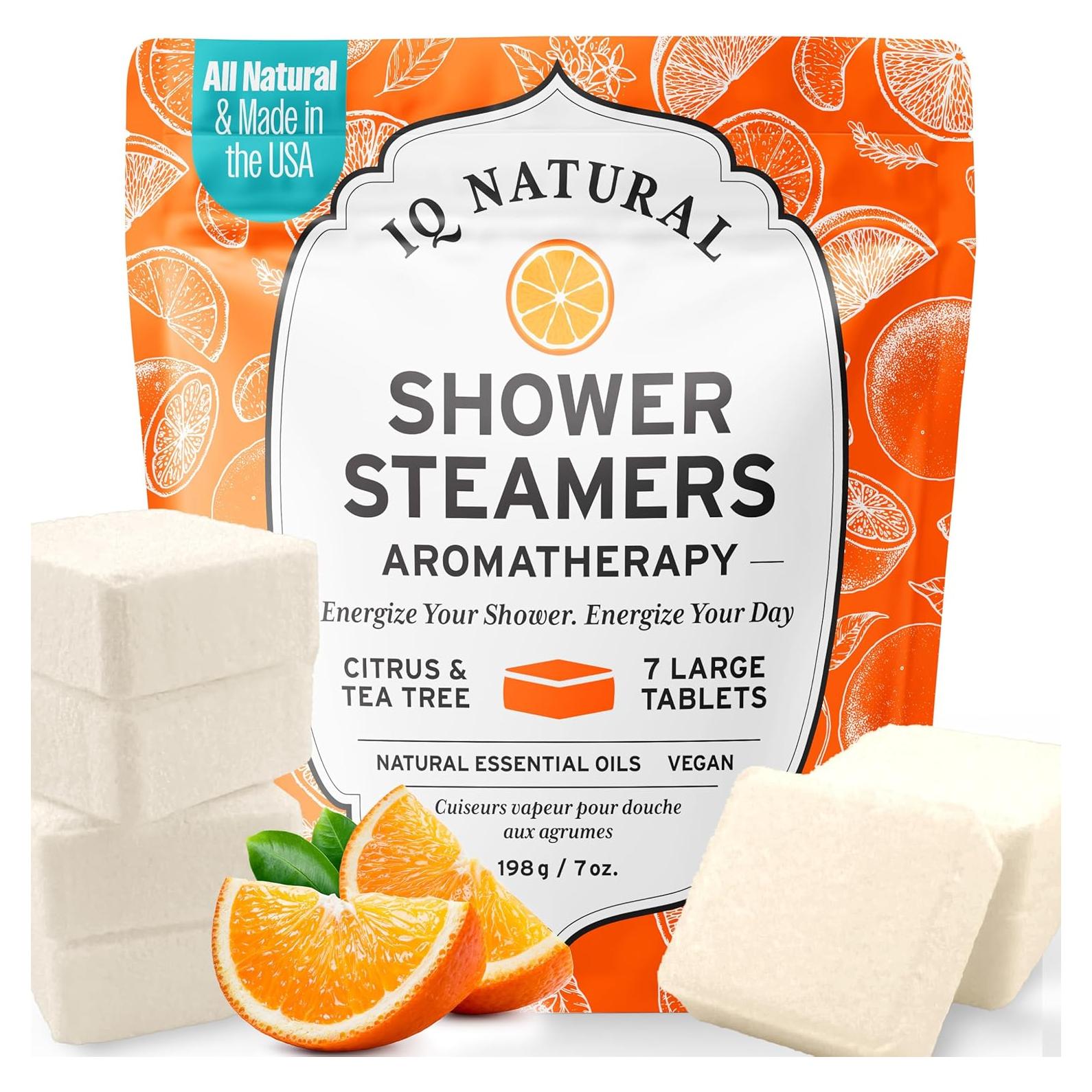 Bombas de Ducha Aromaterapia Orgánicas IQNATURAL - Cítricos