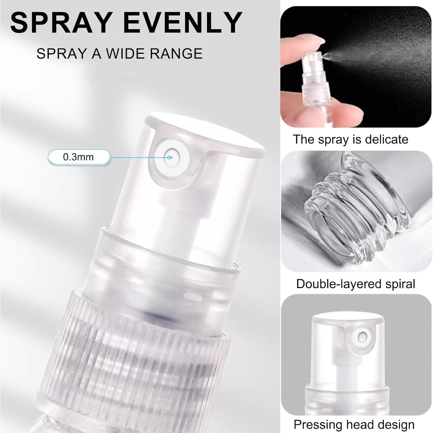 Botellas de Spray Rellenables AxiyanX 5ml - 10 Pcs Vidrio