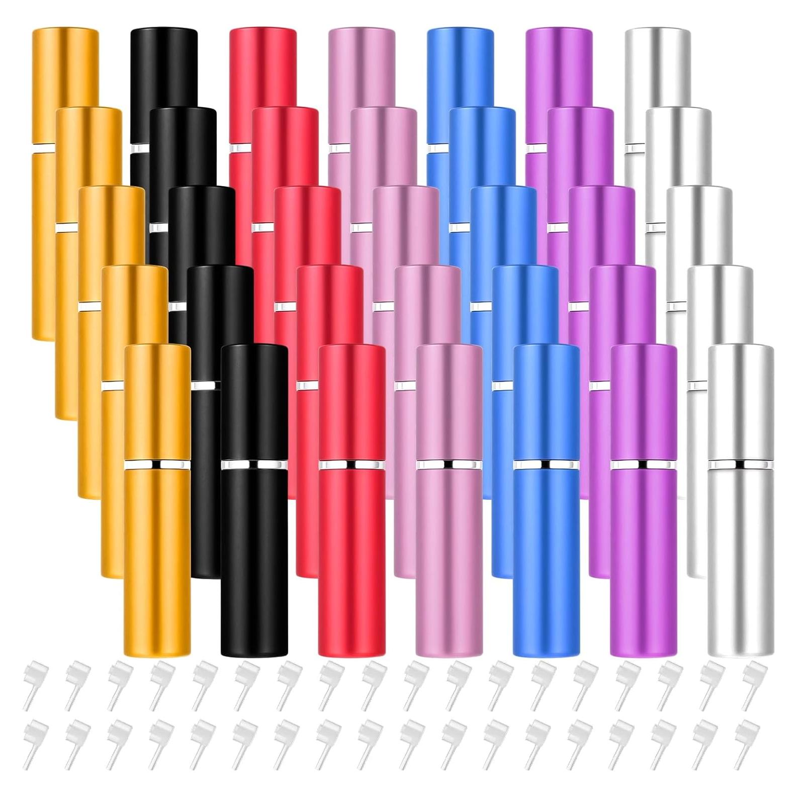 35 Botellas de Perfume Recargables 5ml WLLHYF Multicolor