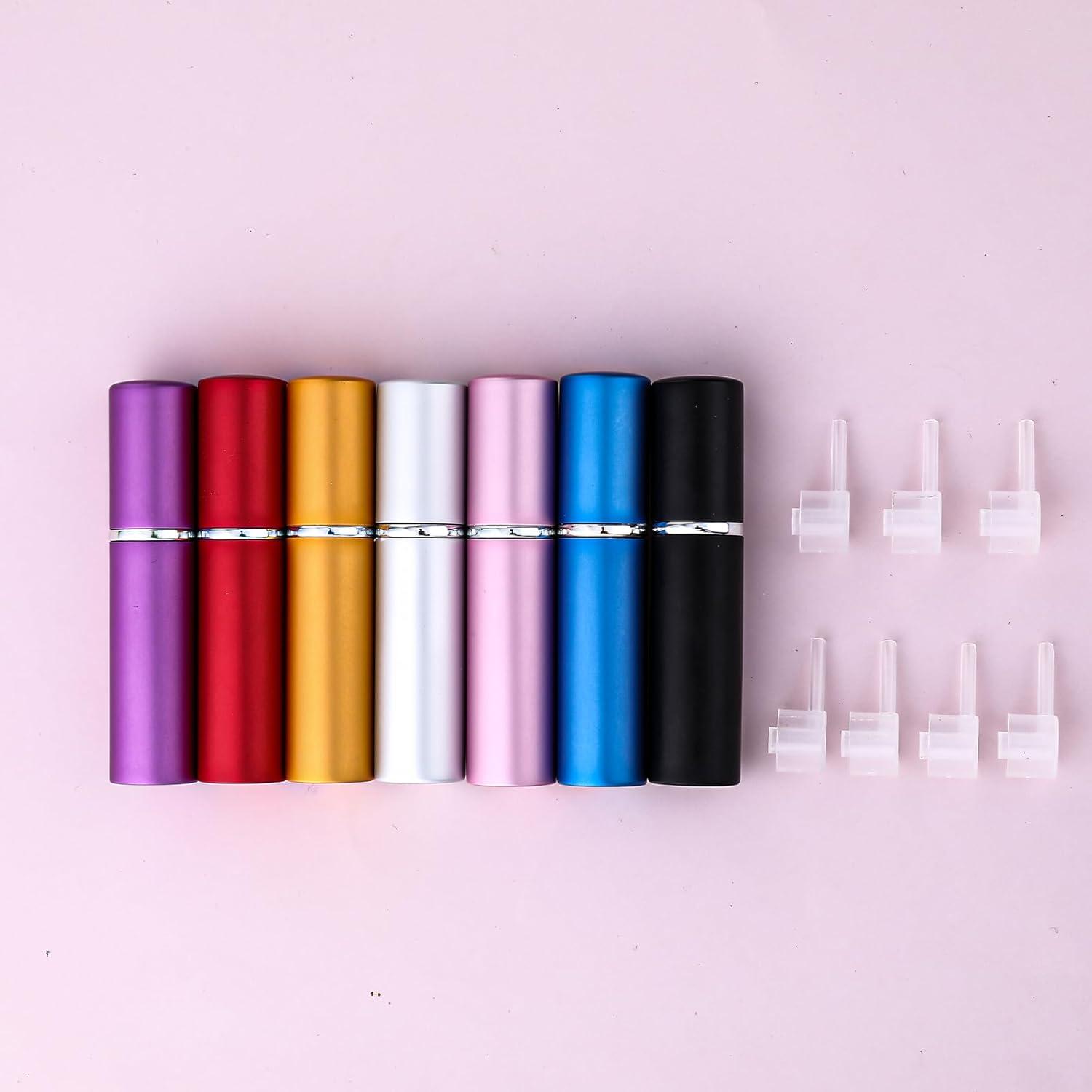 35 Botellas de Perfume Recargables 5ml WLLHYF Multicolor