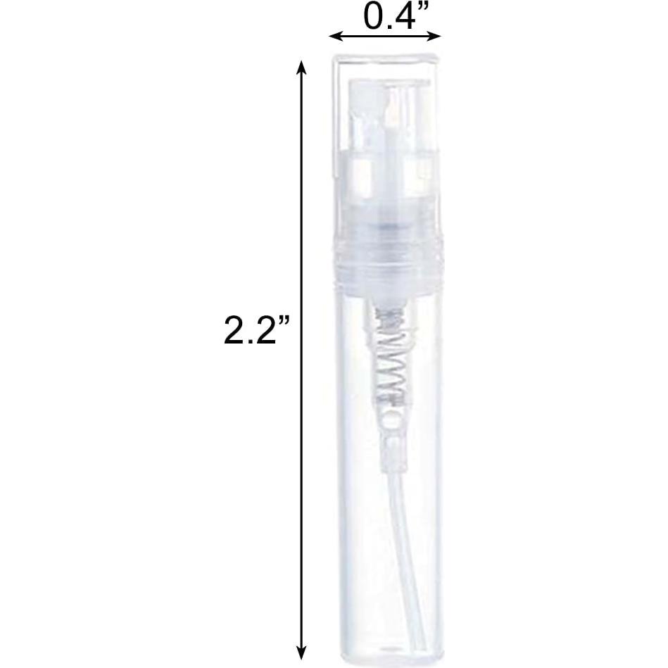 BlingKingdom 10 Botellas Spray Vacías 2ml Rellenables Portátiles