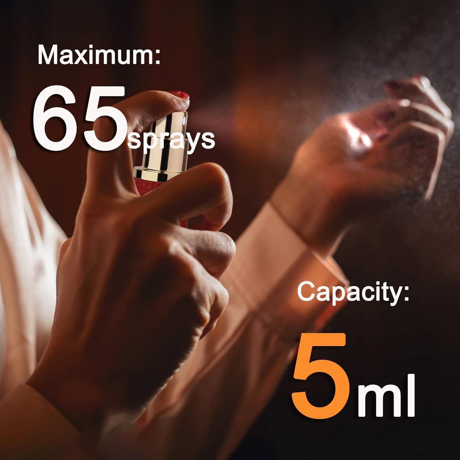 Set 2 Botellas Atomizadoras de Perfume Sinyutia 5ml Rellenables