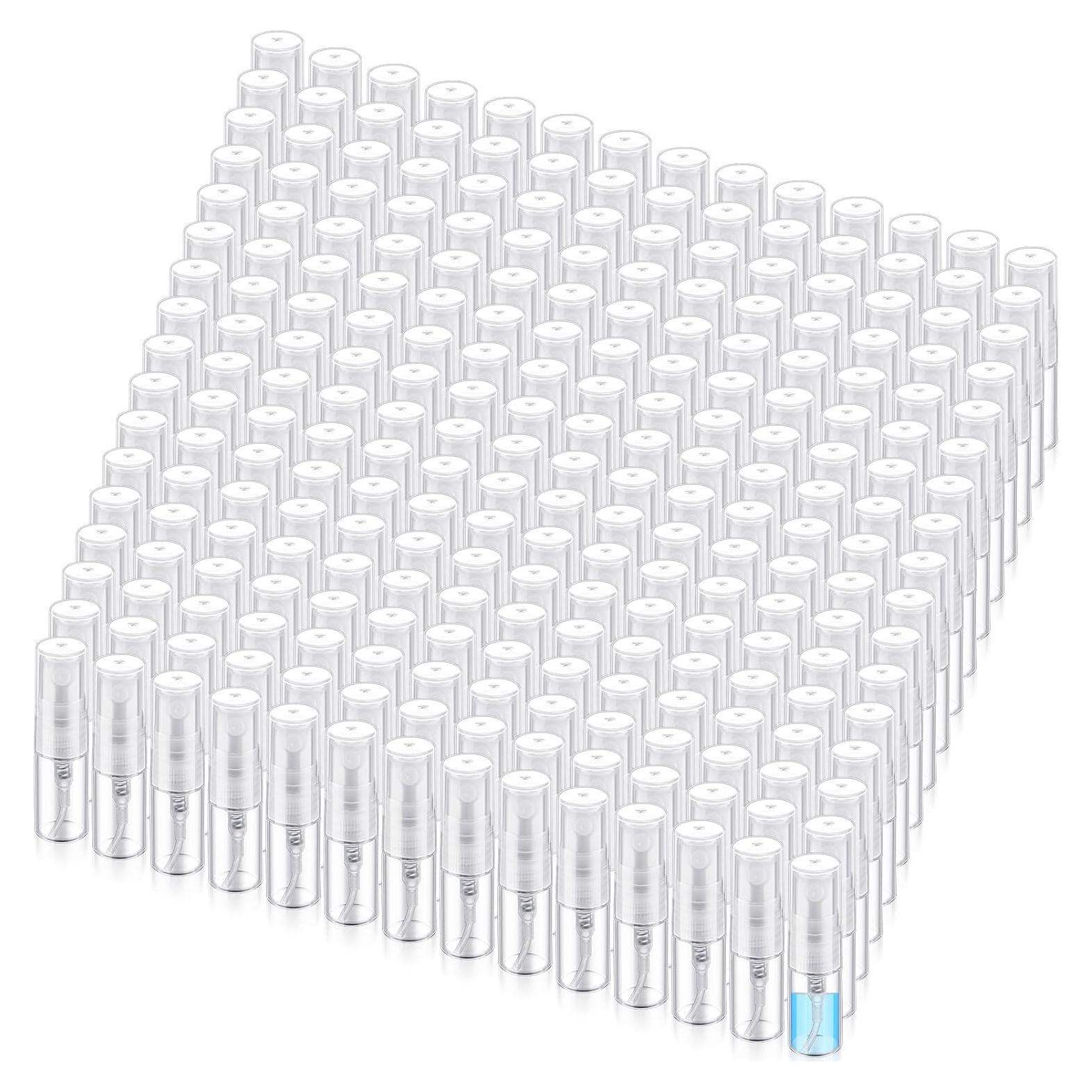 50 Mini Botellas de Spray 2 ml Zhehao Vidrio Transparente