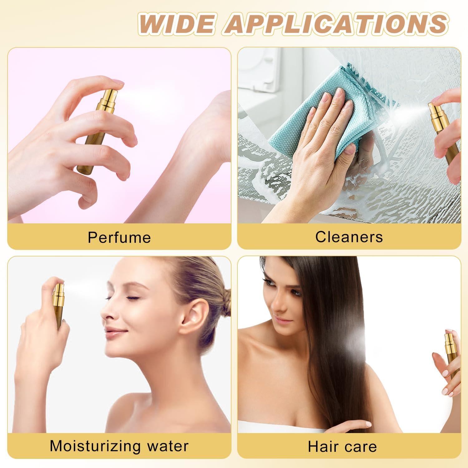 Paquete de 30 Botellas de Spray de Vidrio 5ml Glasstore Ámbar