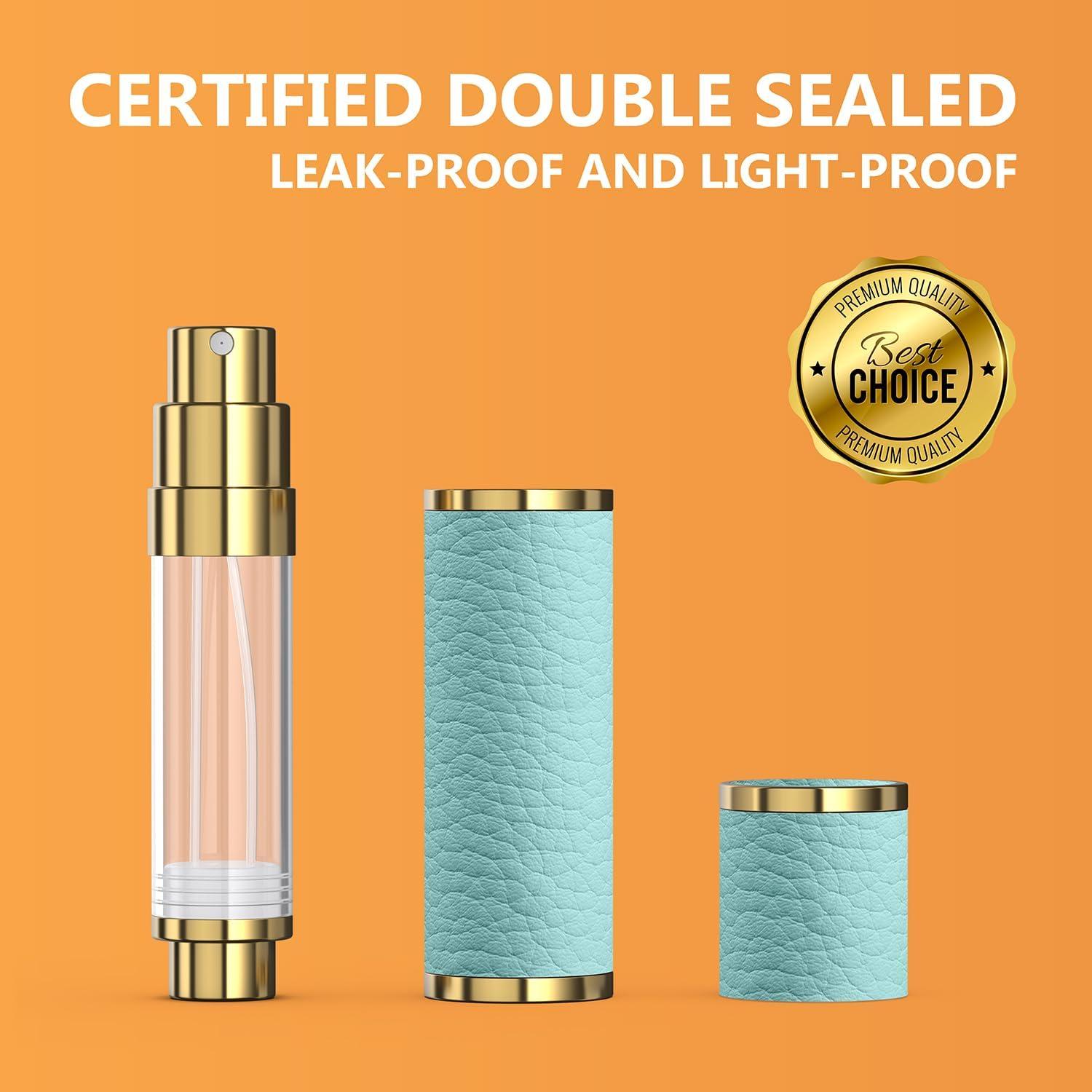 Botella de Perfume Rellenable FENHON 5ml Azul A Prueba de Fugas