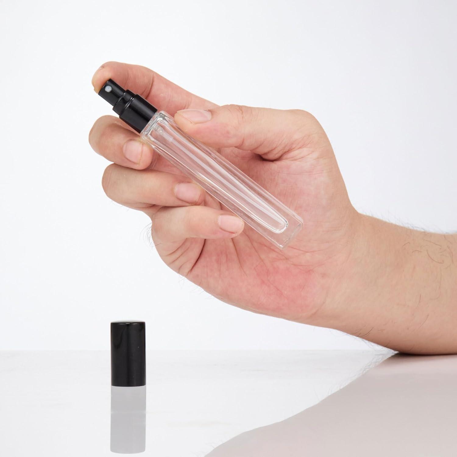 4 Botellas de Perfume Recargables 10ML JJKMALL con Accesorios