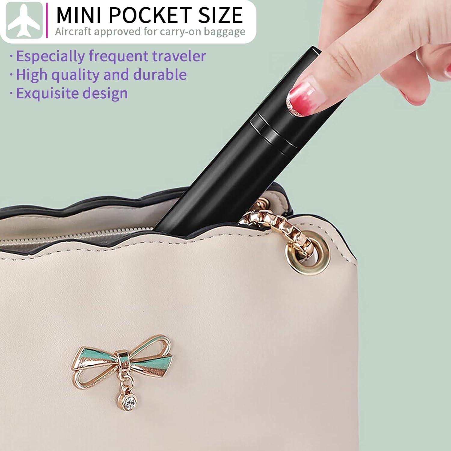 Botella Atomizadora de Perfume WHOHAO 5ml Rosa Portátil