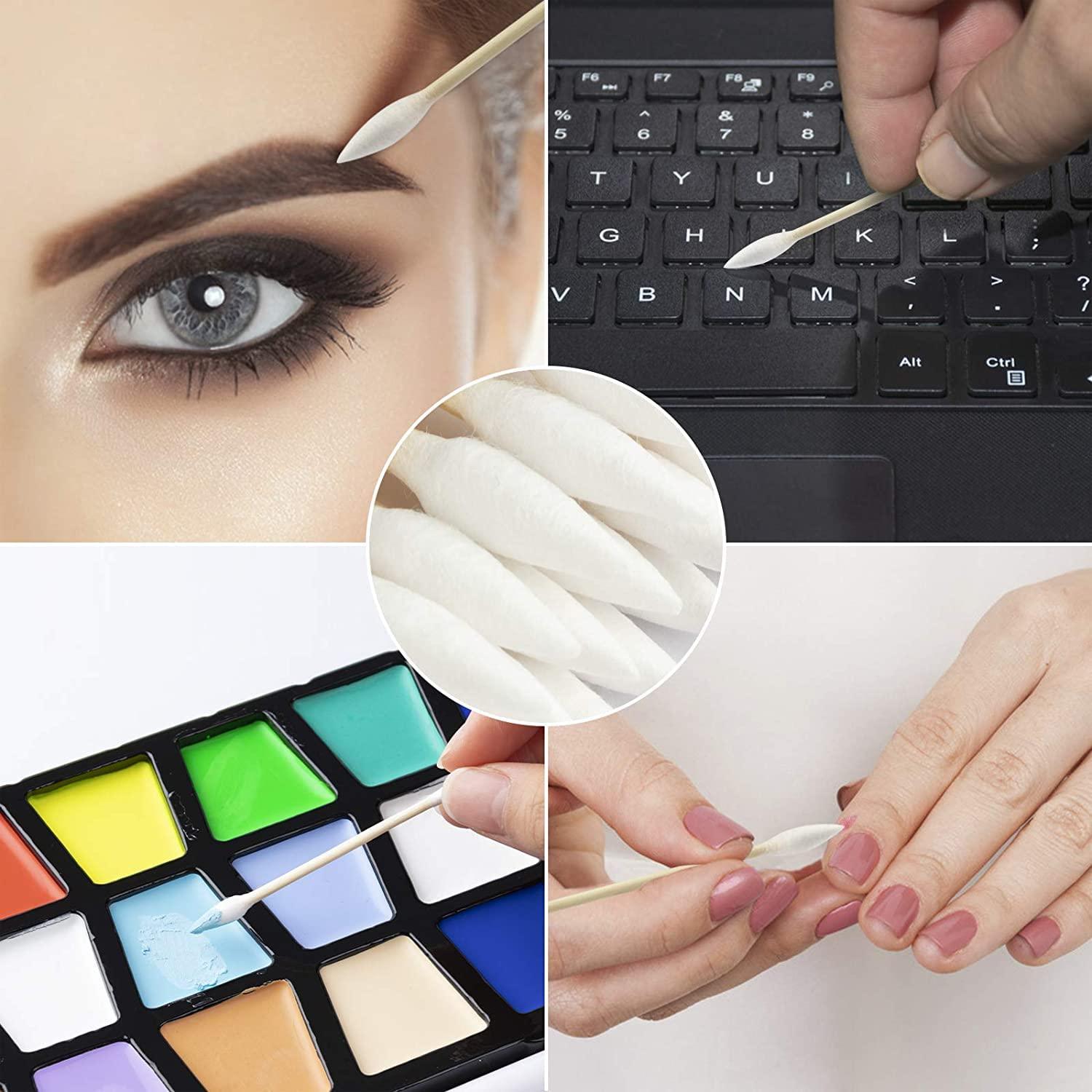 Bastones de Algodón de Bambú Orgánico - 1000 Piezas Biodegradables