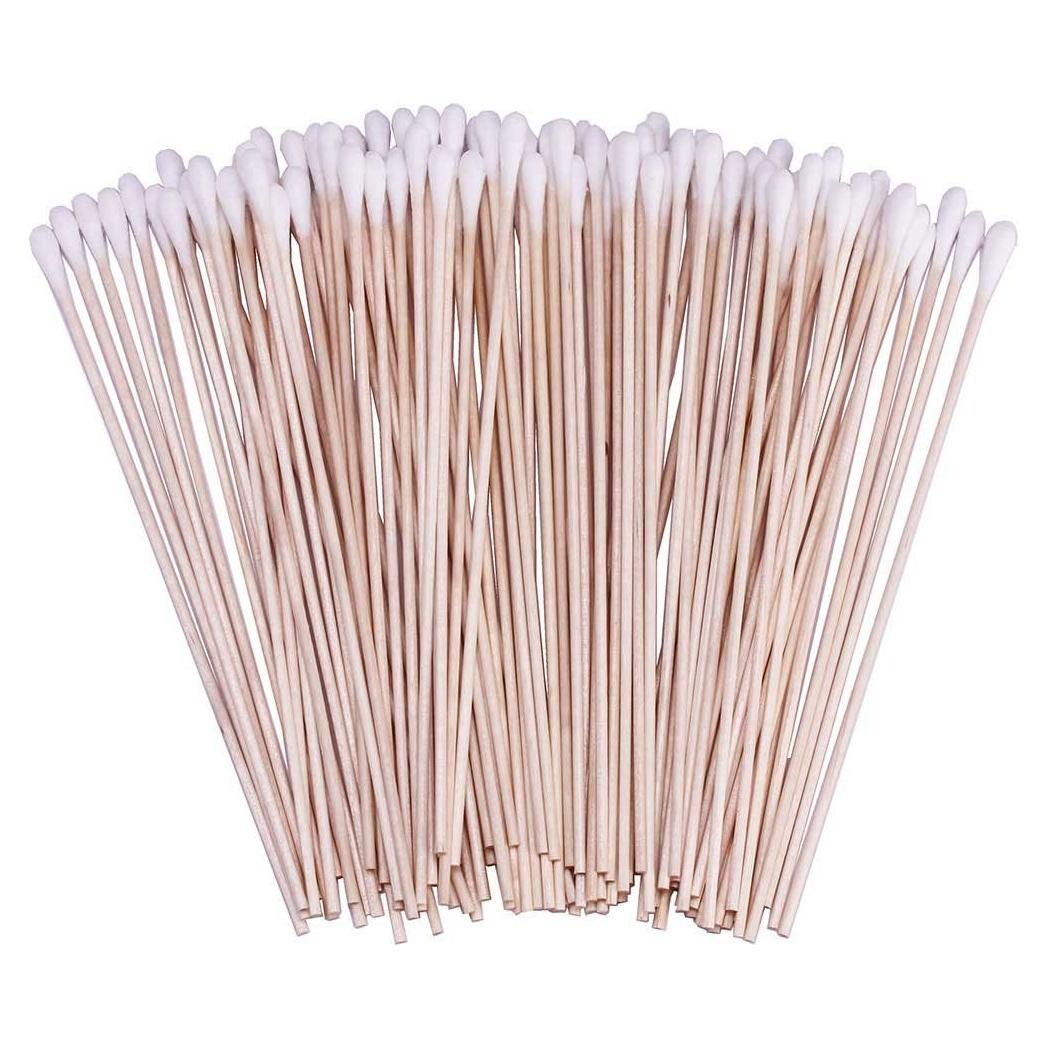 Bastoncillos de Algodón BTYMS 400 Unidades 15.24 cm Madera