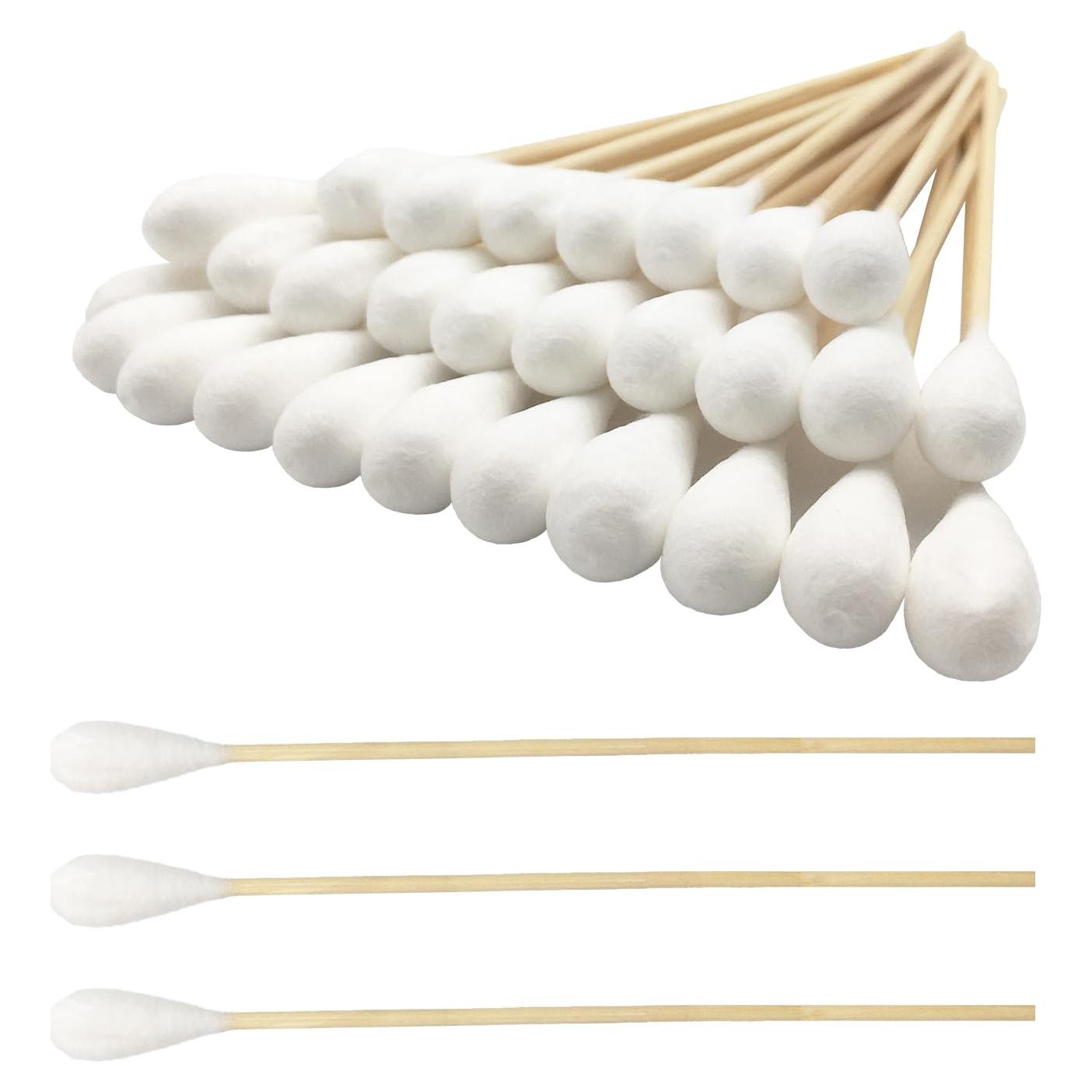 Hisopos de Algodón Grande 15.24 cm 400pcs para Mascotas