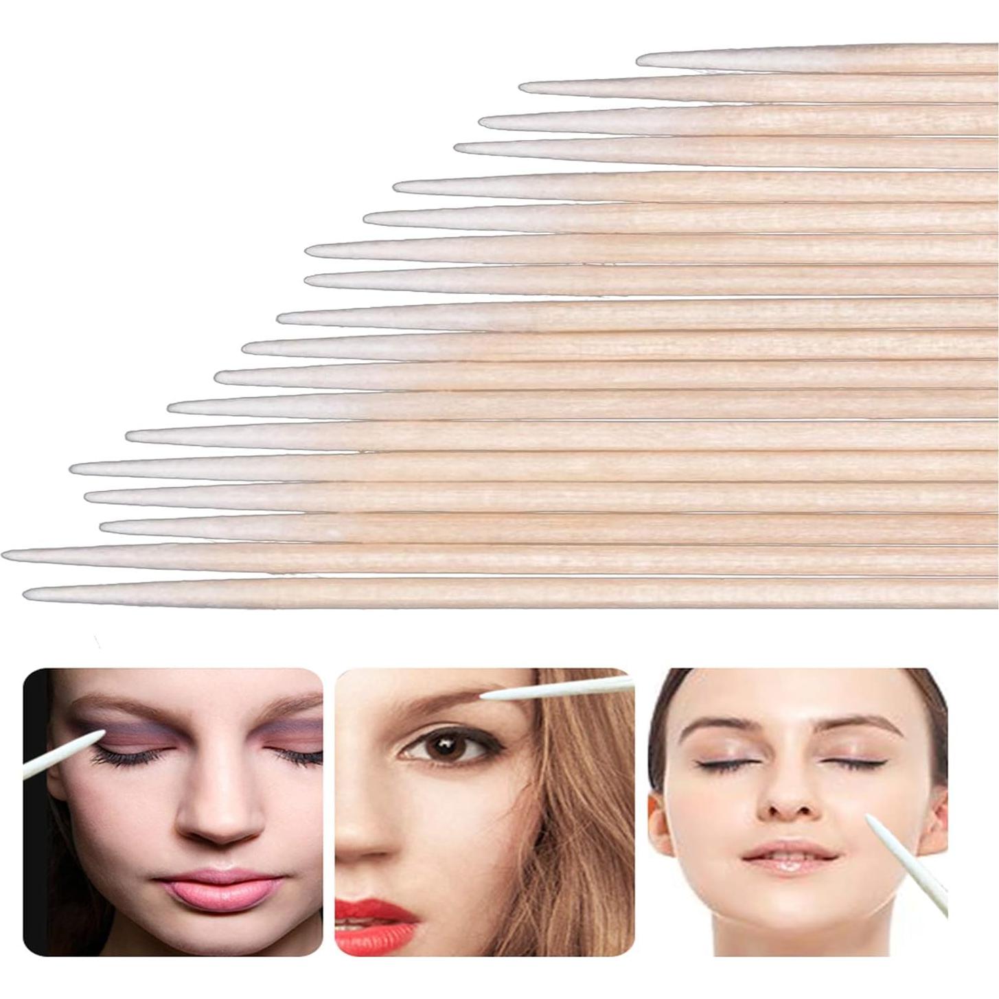 Bastoncillos de Algodón 800 Pcs 10.16 cm Microblading