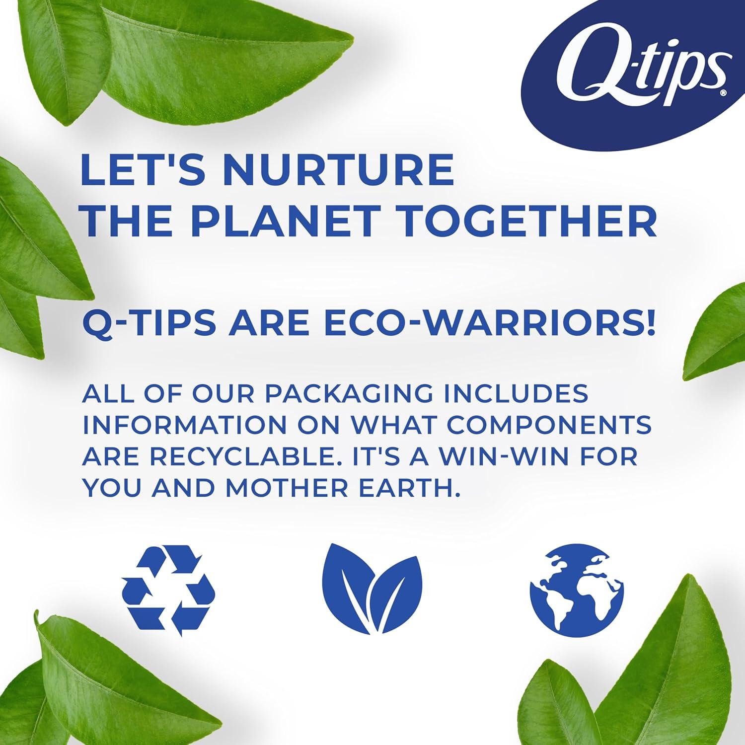 Bastones de Algodón Q-Tips Punta Precisa 170 Unidades