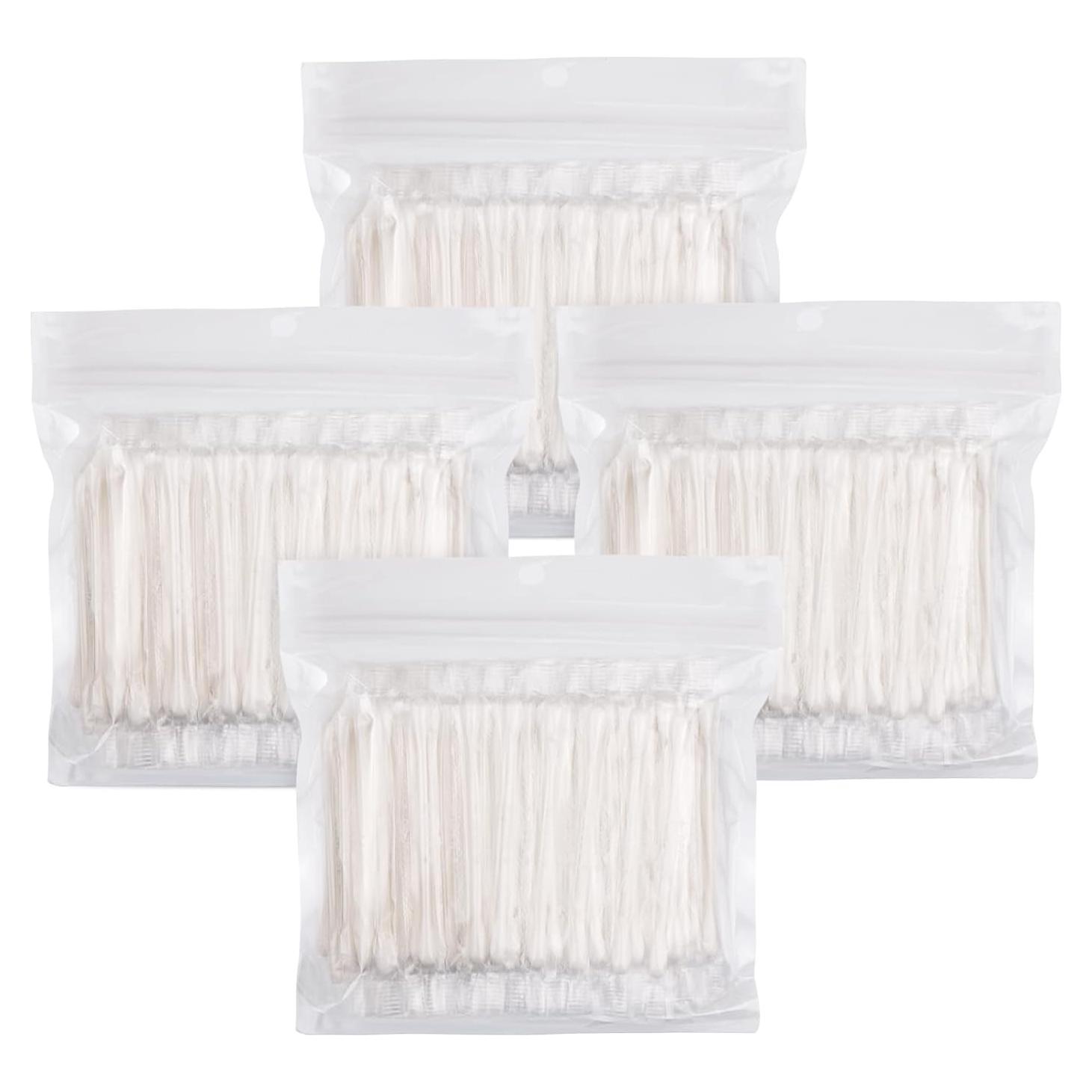 Hisopos de Algodón Doble Redondo KRIZJUES 400 Piezas