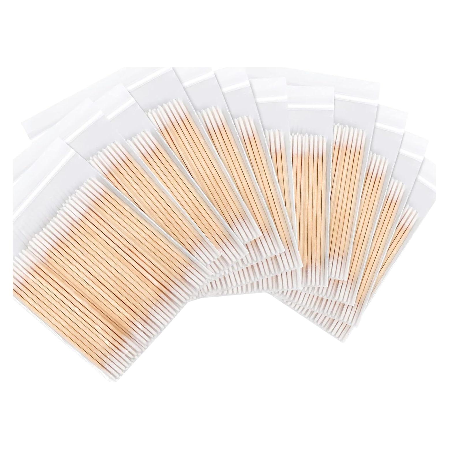 Bastoncillos de Algodón Kissxiaoya 1200pcs Punta Doble