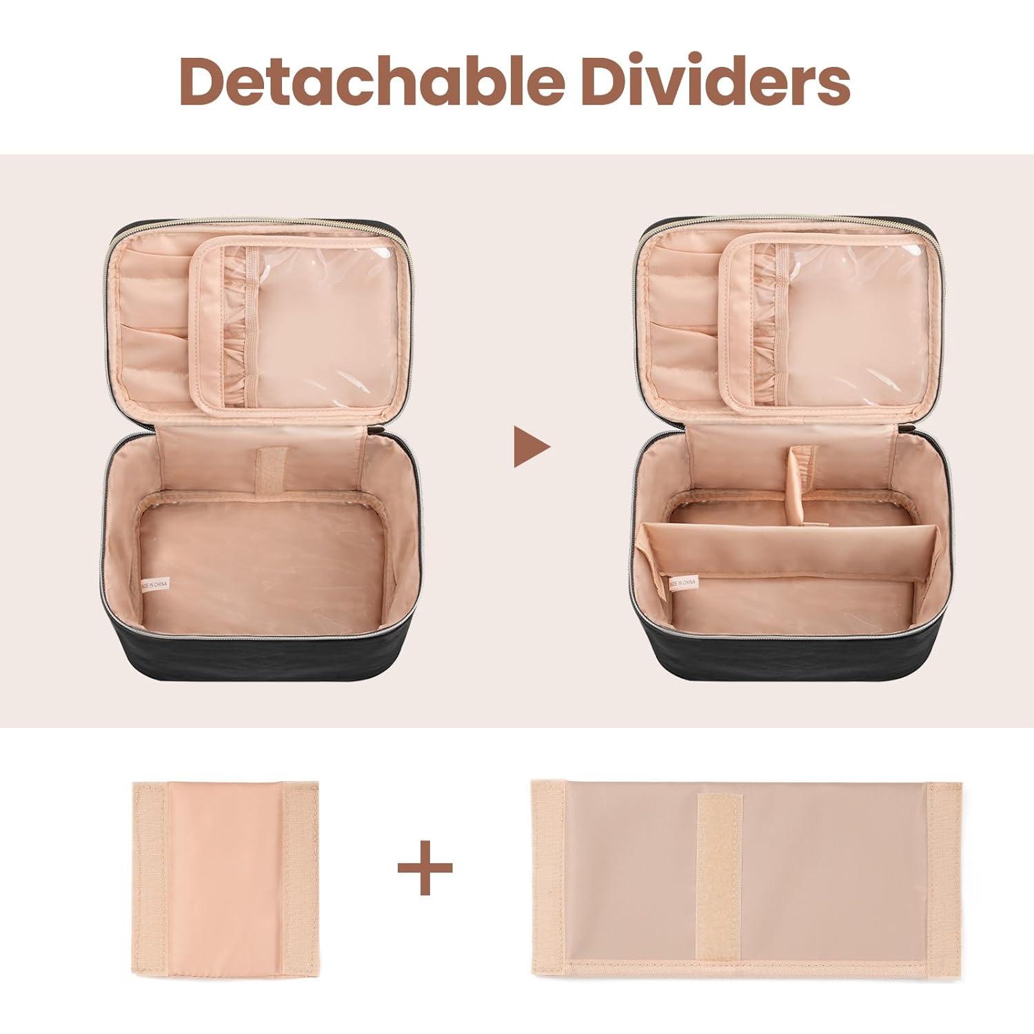 Bolsa de Maquillaje OCHEAL Pequeña Negra 22.6x16.8x16.5cm