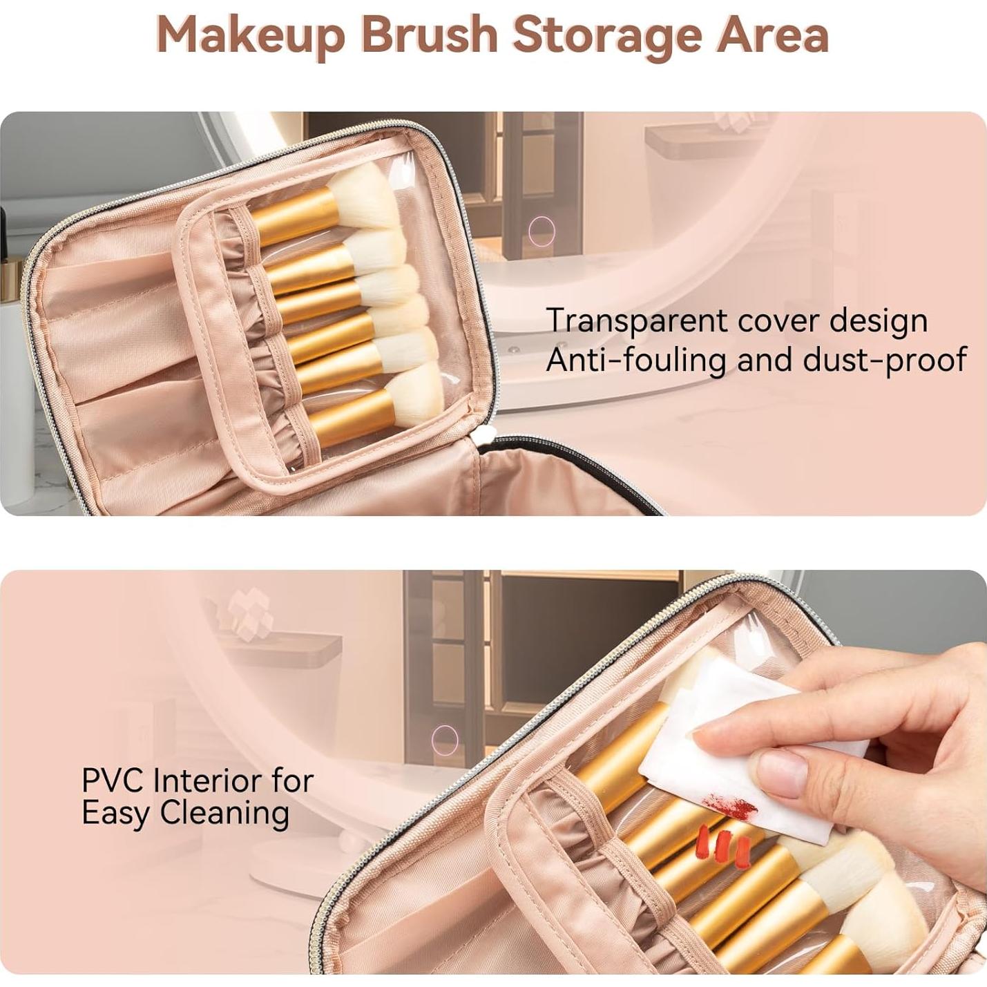 Bolsa de Maquillaje OCHEAL Pequeña Negra 22.6x16.8x16.5cm