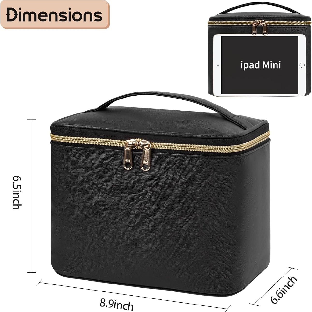 Bolsa de Maquillaje OCHEAL Pequeña Negra 22.6x16.8x16.5cm