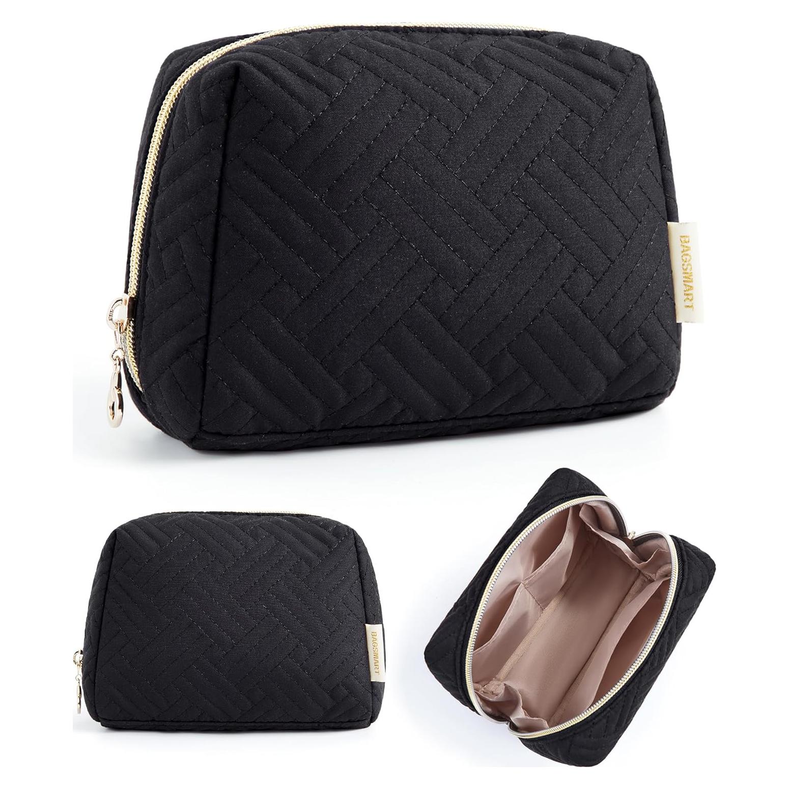 Bolsa de Maquillaje Pequeña BAGSMART Negra Resistente al Agua