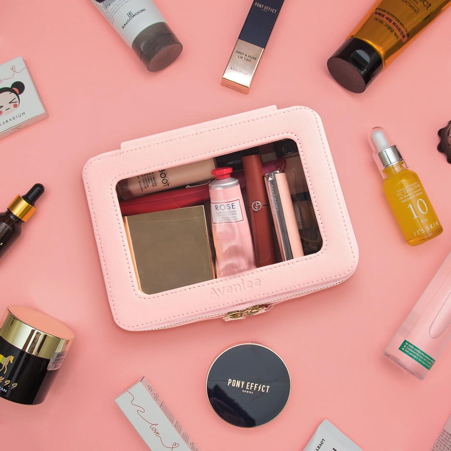 Organizador de Maquillaje Aveniee Rosa Grande Impermeable