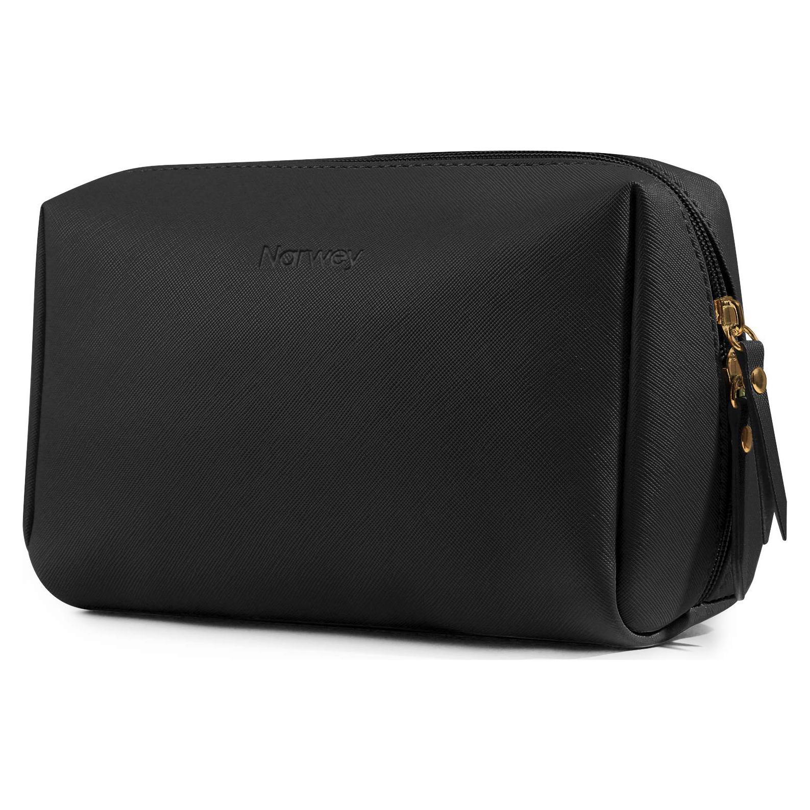 Bolsa de Maquillaje Narwey Grande Negra Organizador de Viaje