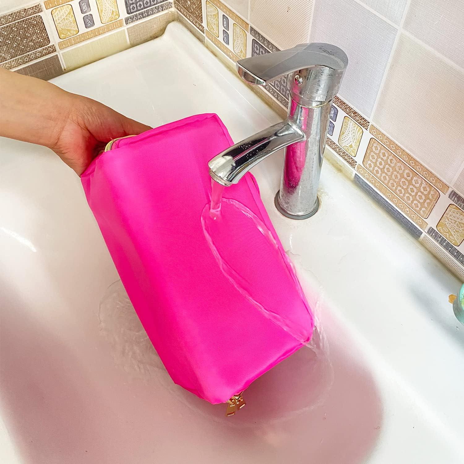 Bolsa de Maquillaje Stoney Clover de Nylon Rosa 28x13x13 cm