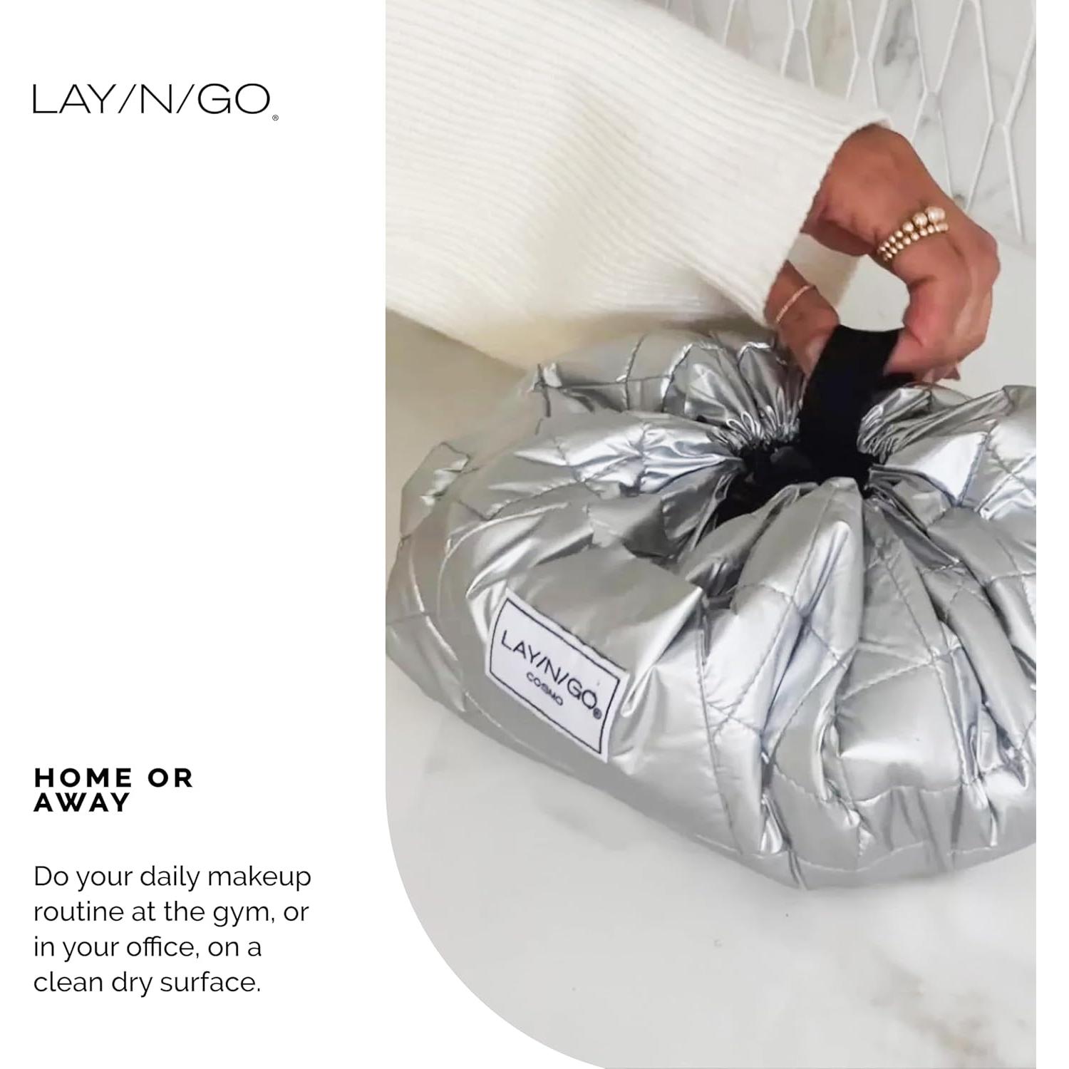 Bolsa de Cosméticos Lay-n-Go Cosmo 50.8 cm Negra Lavable